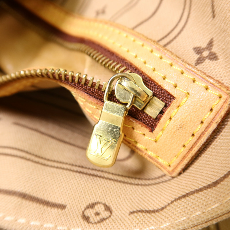 LOUIS VUITTON Monogram Neverfull GM Tote Bag金扣肩背袋-9