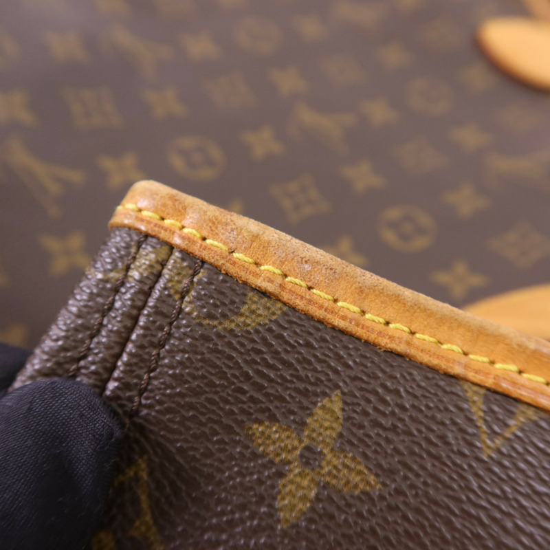LOUIS VUITTON Monogram Neverfull GM Tote Bag金扣肩背袋-16