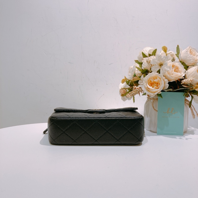 TW4587 CHANEL 香奈兒經典菱格迷你相機鏈帶包包TIMELESS CAMERA CHAIN BAG CAVIAR-11