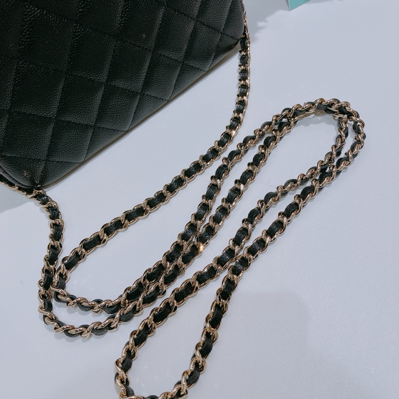 TW4587 CHANEL 香奈兒經典菱格迷你相機鏈帶包包TIMELESS CAMERA CHAIN BAG CAVIAR-14
