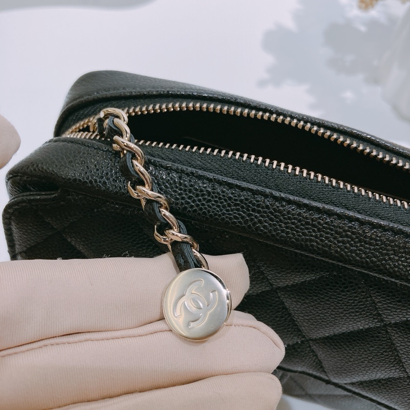 TW4587 CHANEL 香奈兒經典菱格迷你相機鏈帶包包TIMELESS CAMERA CHAIN BAG CAVIAR-18