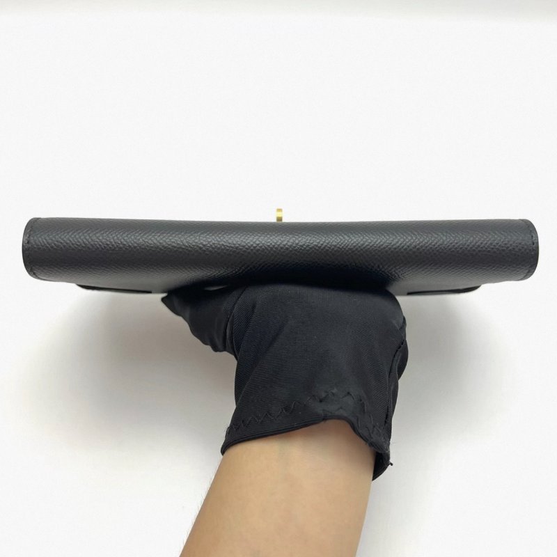 HERMES 黑金Kelly長款錢包20*11.5*2 全新閒置配件盒子塵袋-1