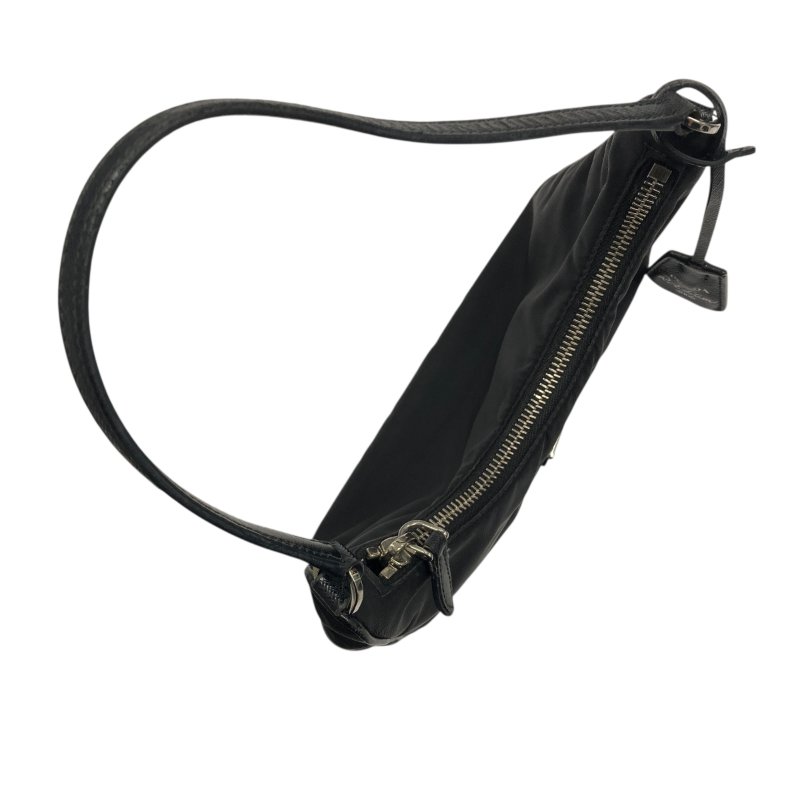 PRADA 普拉達 Prada 1N204M Re-Edition 2005 再生尼龍 肩背包 黑色 銀釦-5