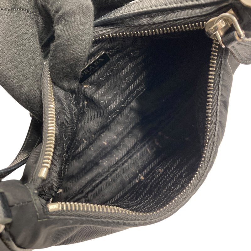 PRADA 普拉達 Prada 1N204M Re-Edition 2005 再生尼龍 肩背包 黑色 銀釦-6