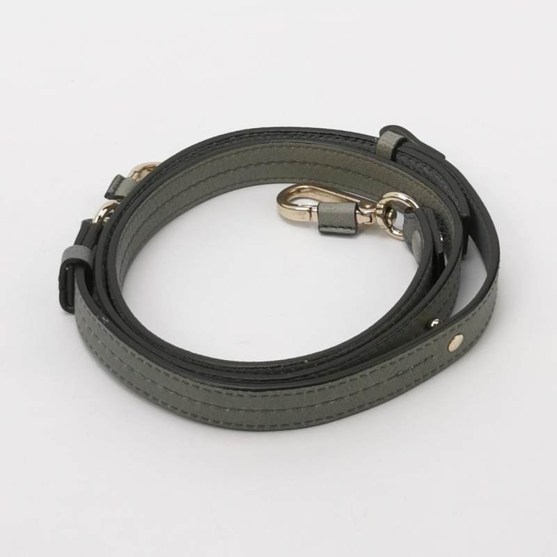 Chloe Faye小號牛皮翻毛皮純色鏈條扣飾斜挎包單肩包-8