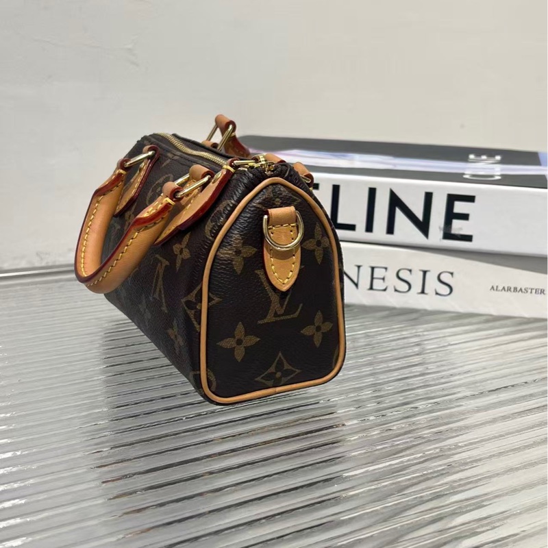 98新 LV/路易威登 speedy nano 波士頓迷你枕頭包,25年編碼,尺寸:16*7.5*10cm-6