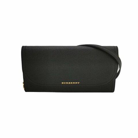 Burberry Henley牛皮純色字母Logo斜挎包單肩包