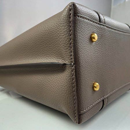 ＊奢華大道國際精品＊【Tb22】TORY BURCH 灰色牛皮手提/斜背兩用包 81928-4