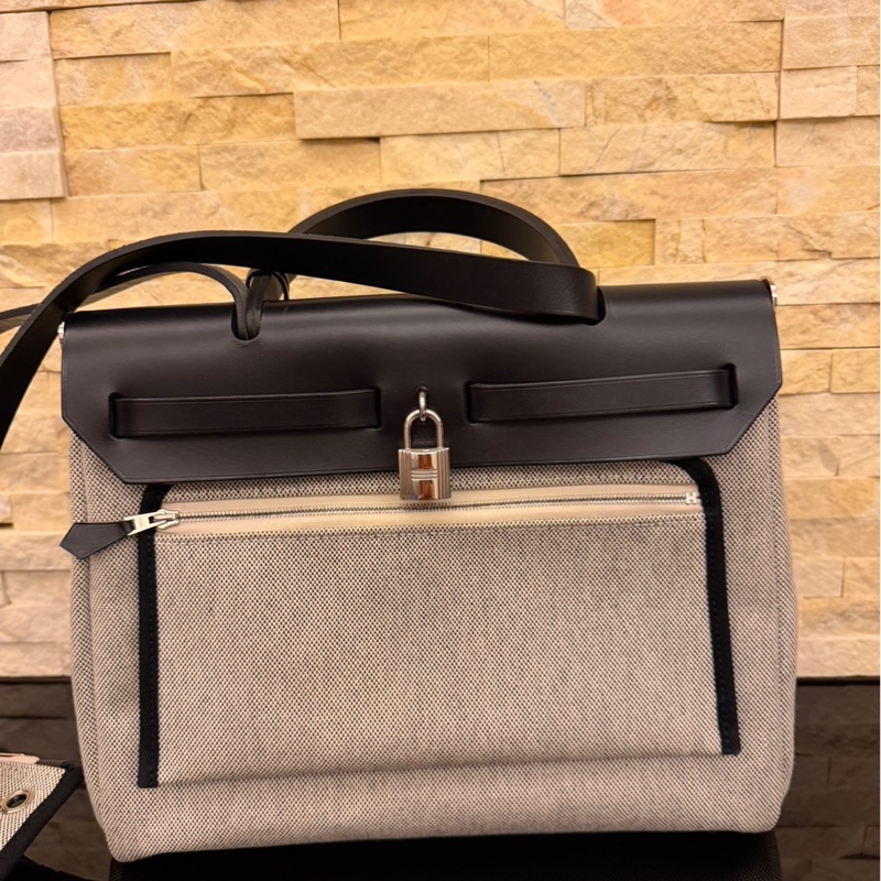 愛馬仕herbag31限量款飛馬子母包Y刻-7