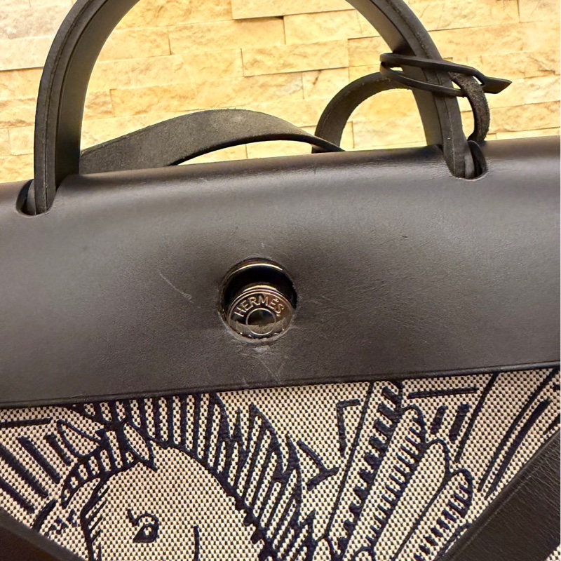 愛馬仕herbag31限量款飛馬子母包Y刻-49