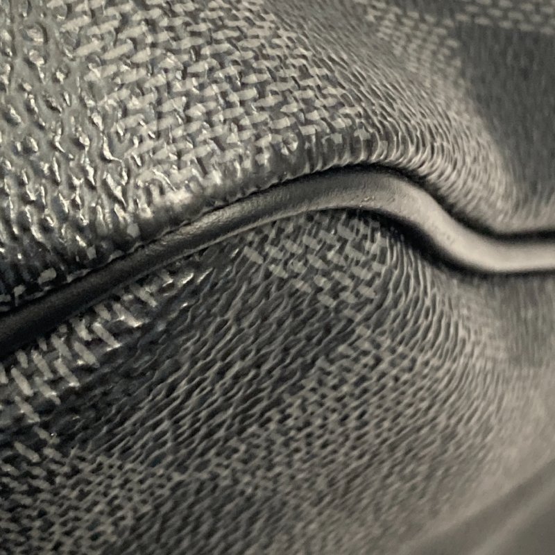 LOUIS VUITTON 路易威登 N41125 Porte-Documents Voyage PM PVC帆布 公事包 黑色棋盤格 銀釦-11