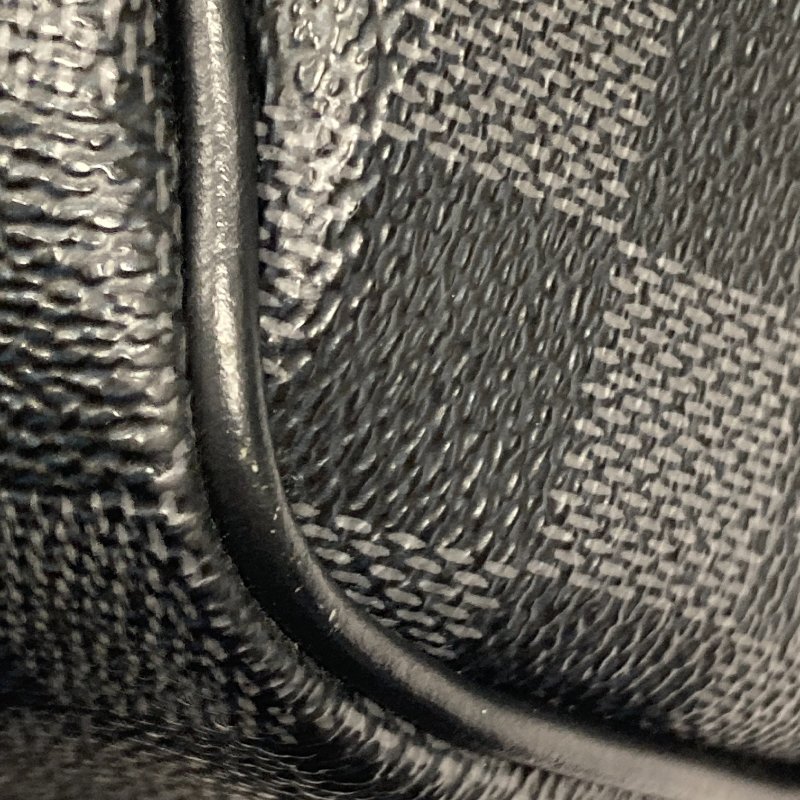 LOUIS VUITTON 路易威登 N41125 Porte-Documents Voyage PM PVC帆布 公事包 黑色棋盤格 銀釦-12