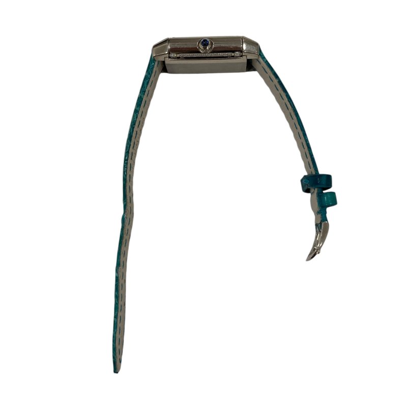 JAEGER-LECOULTRE 翻轉系列 白K金 鑲鑽-4