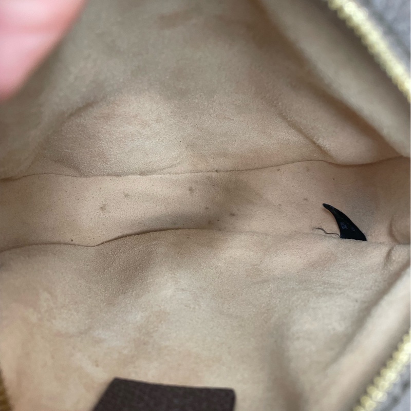 98❤️古馳/Gucci 老花圓餅包，紅綠織帶，金色五金，無破皮開裂，鏈條肩帶齊全，單肩斜挎都可以-6