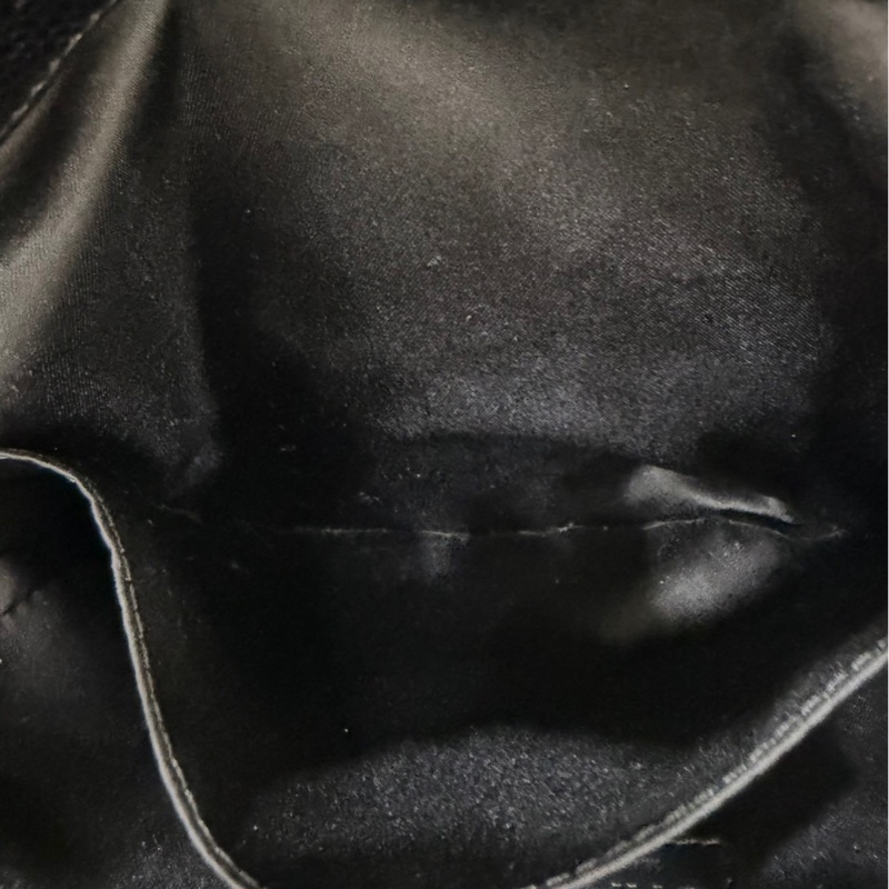 香奈兒 CHANEL PST Petite Shopping Tote CC Logo 荔枝牛皮肩背 托特包 黑銀-26