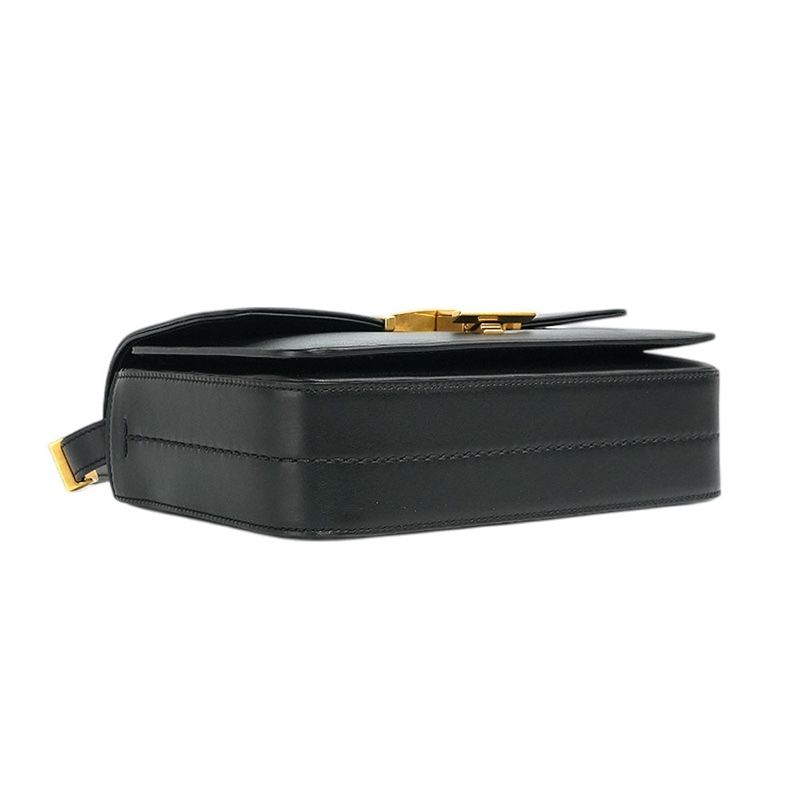 T Timeless 光滑小牛皮翻蓋二用包(Mini)(黑色)-3