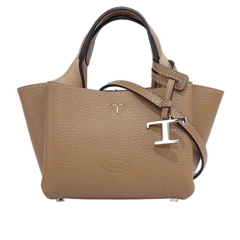 Apa 小牛皮三層手提/斜背二用包(Micro)(鴿子灰)-0