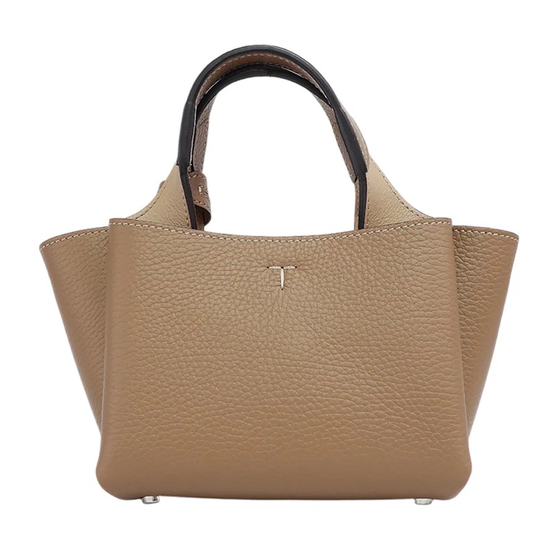 Apa 小牛皮三層手提/斜背二用包(Micro)(鴿子灰)-2