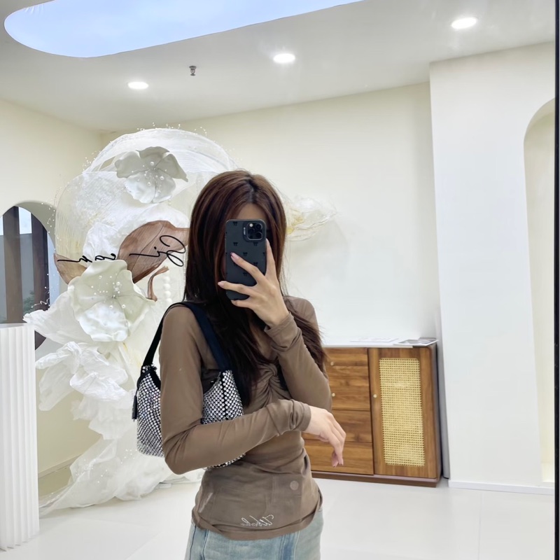 普拉達 PRADA 滿鑽HOBO-3