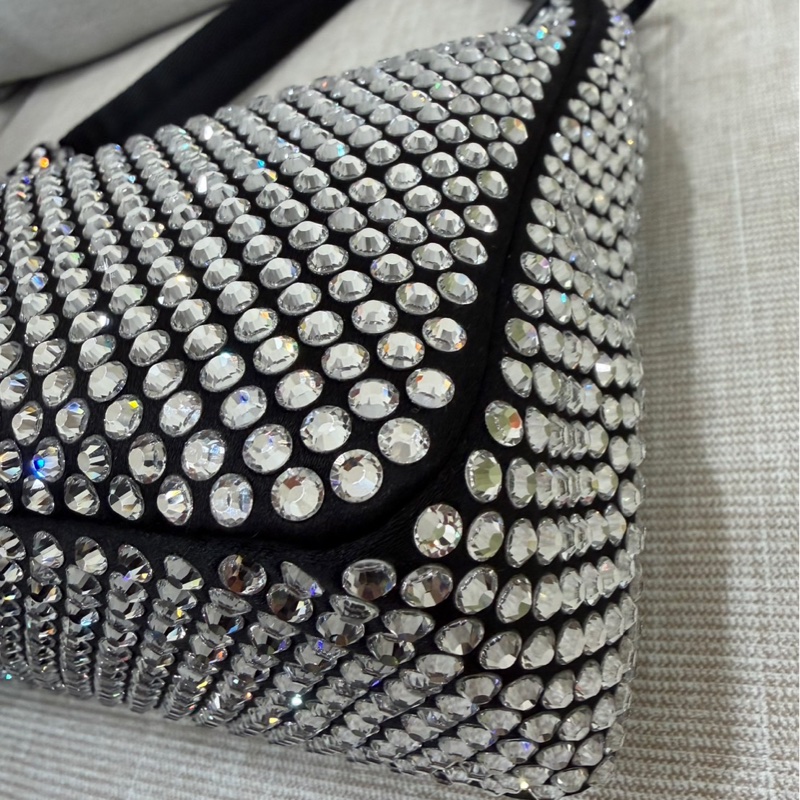 普拉達 PRADA 滿鑽HOBO-8