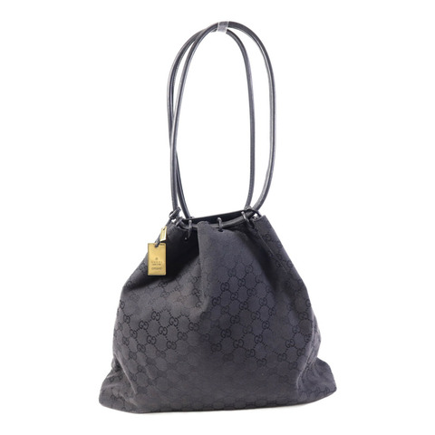 GUCCI 帆布Tote Bag金扣手挽袋