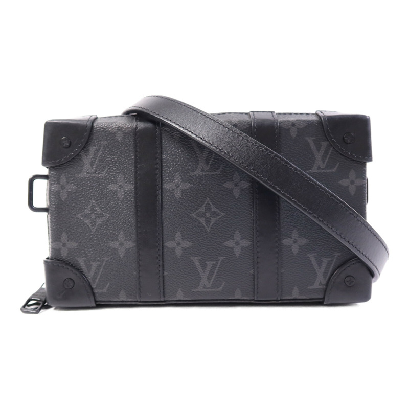 LOUIS VUITTON Monogram Eclipse Soft Trunk Wallet肩背袋-0