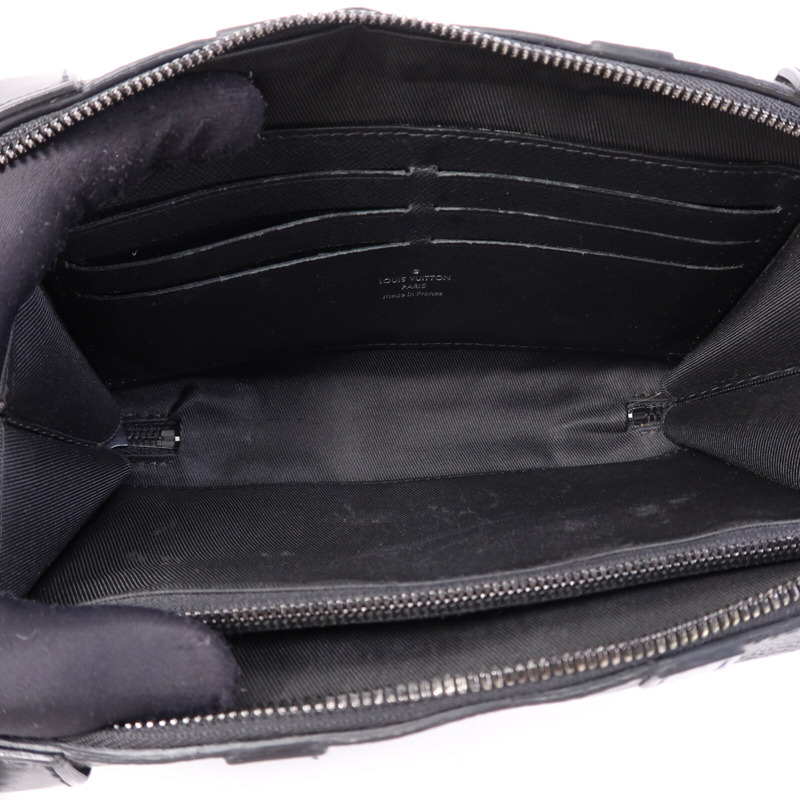 LOUIS VUITTON Monogram Eclipse Soft Trunk Wallet肩背袋-10