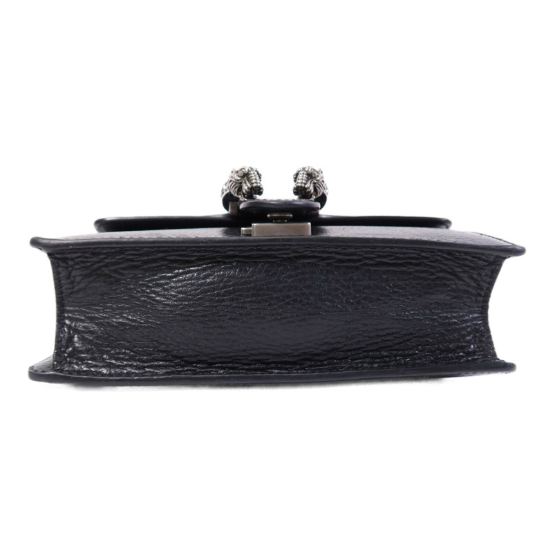 GUCCI 牛皮皮革Dionysus銀扣鏈帶肩背袋-3