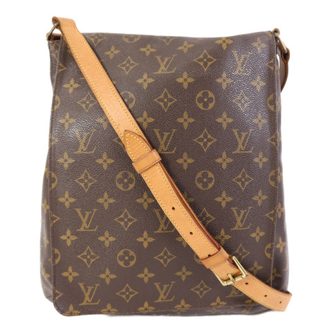 LOUIS VUITTON Monogram Musette金扣肩背袋