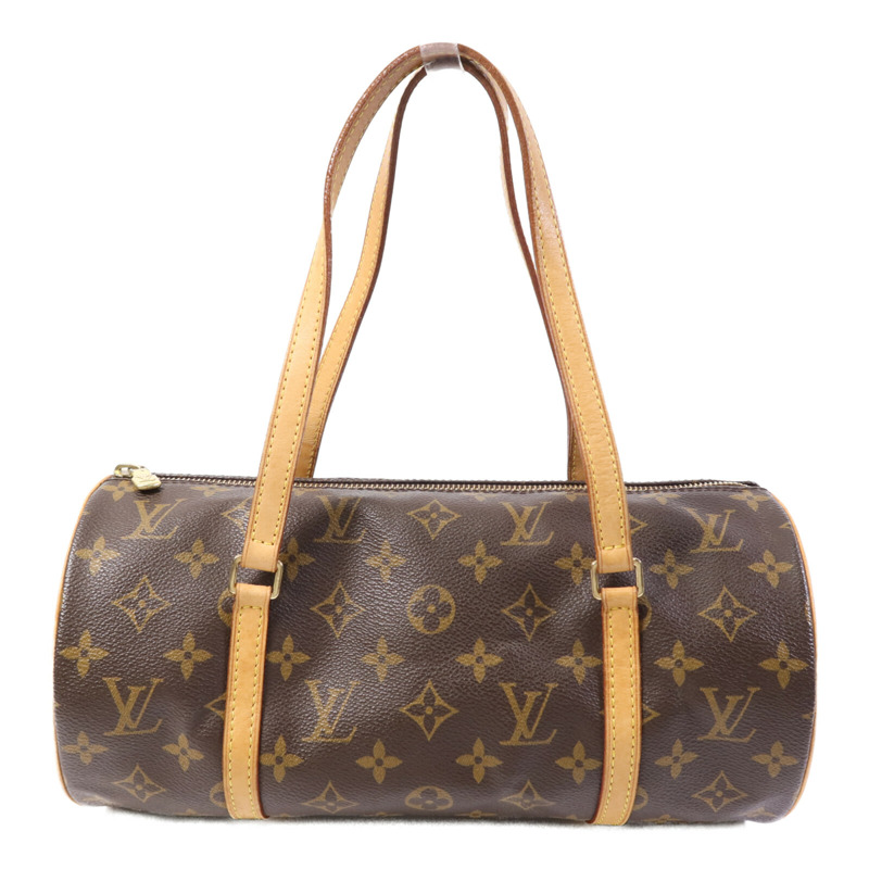LOUIS VUITTON Monogram Papillon GM金扣手挽袋-2