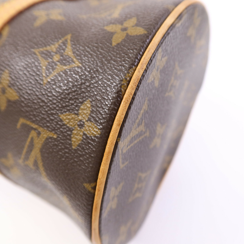 LOUIS VUITTON Monogram Papillon GM金扣手挽袋-4