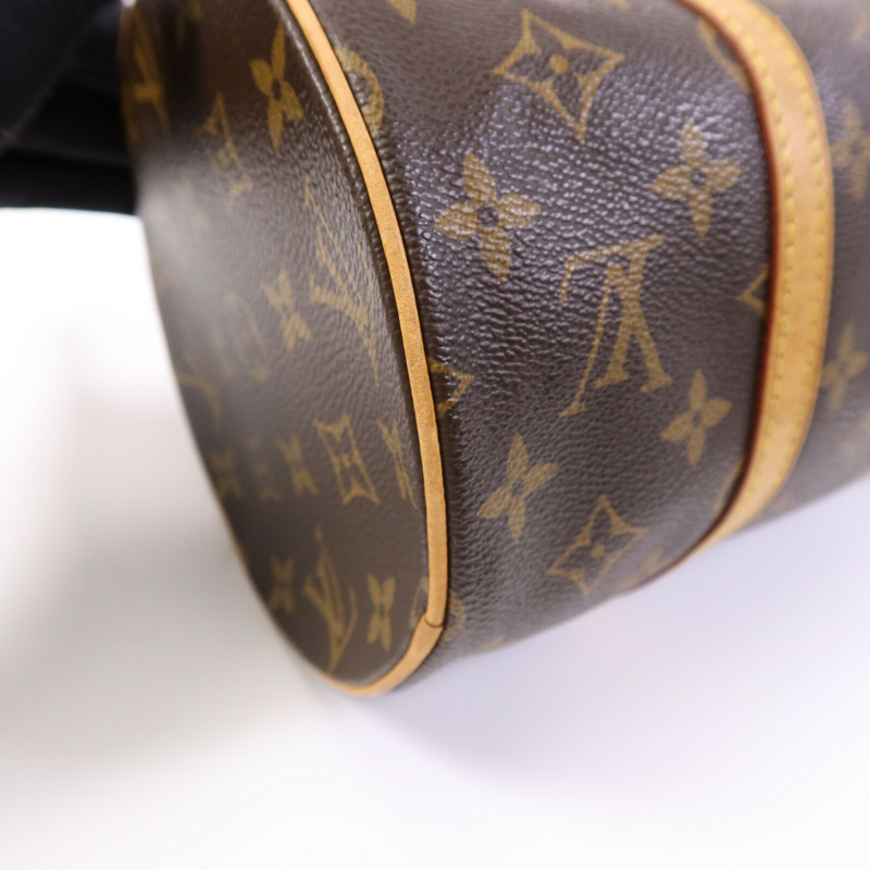 LOUIS VUITTON Monogram Papillon GM金扣手挽袋-5