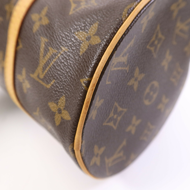 LOUIS VUITTON Monogram Papillon GM金扣手挽袋-6