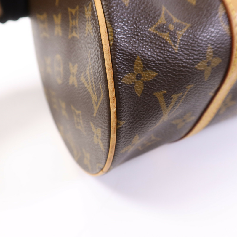 LOUIS VUITTON Monogram Papillon GM金扣手挽袋-7