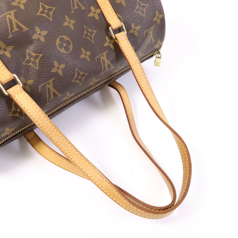 LOUIS VUITTON Monogram Papillon GM金扣手挽袋-8