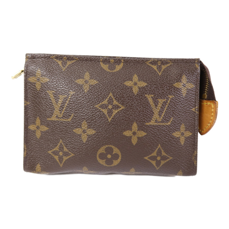 LOUIS VUITTON Monogram Toiletry Pouch 15金扣手拿包-0
