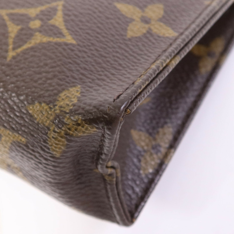 LOUIS VUITTON Monogram Toiletry Pouch 15金扣手拿包-6