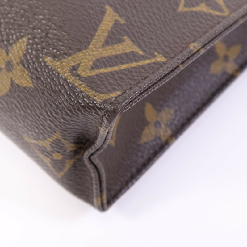 LOUIS VUITTON Monogram Toiletry Pouch 19金扣手拿包-4