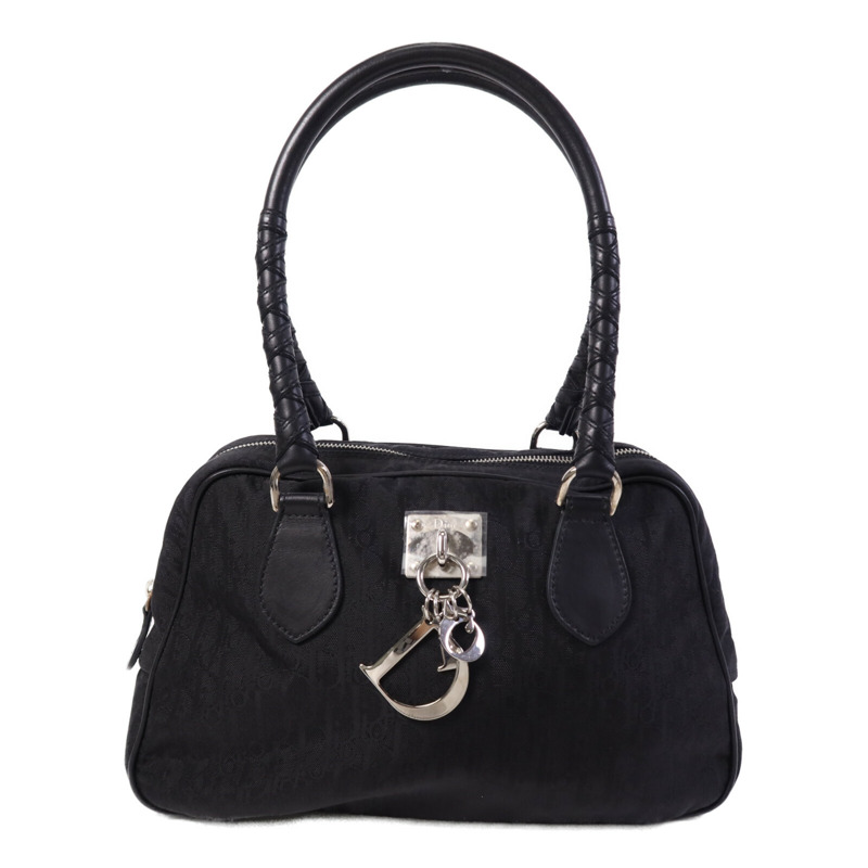 Dior 帆布Tote Bag銀扣手挽袋-0