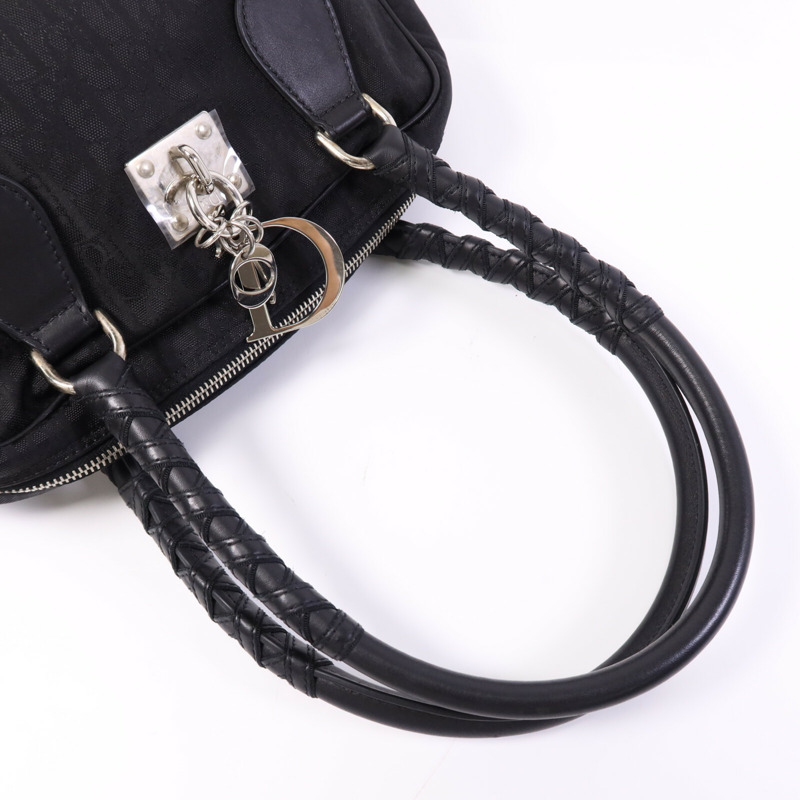 Dior 帆布Tote Bag銀扣手挽袋-4