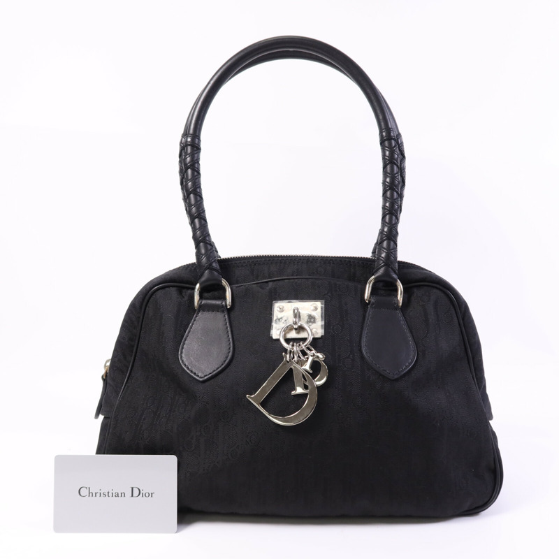 Dior 帆布Tote Bag銀扣手挽袋-17