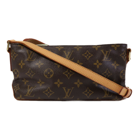 LOUIS VUITTON Monogram Trotteur金扣肩背袋