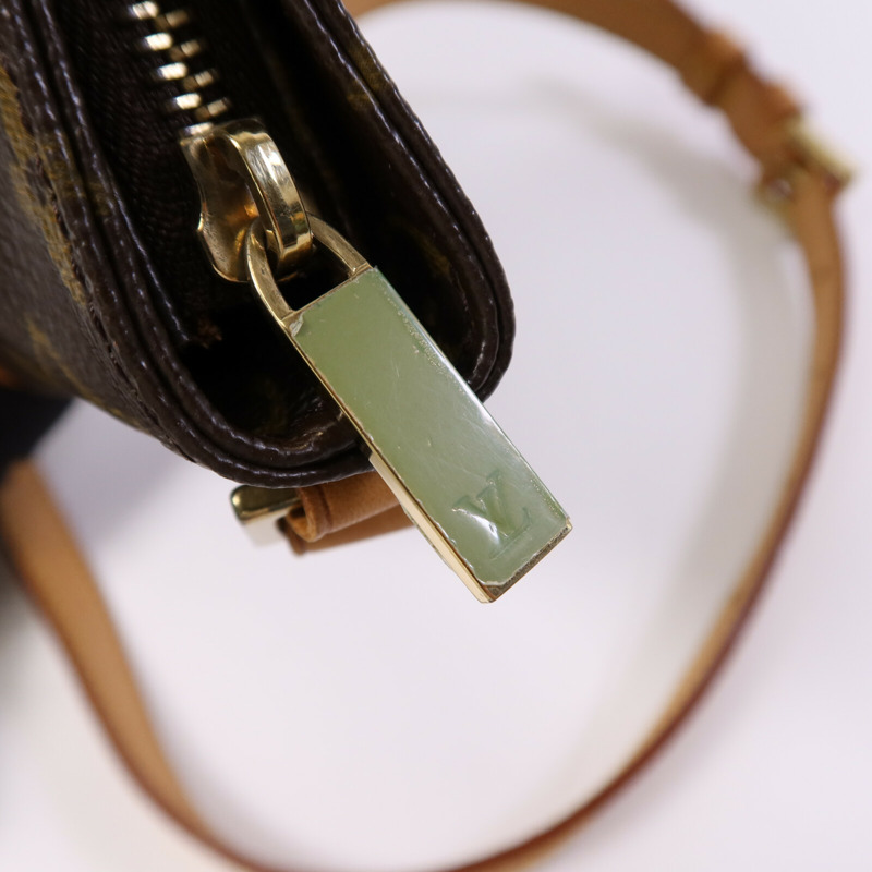 LOUIS VUITTON Monogram Trotteur金扣肩背袋-9