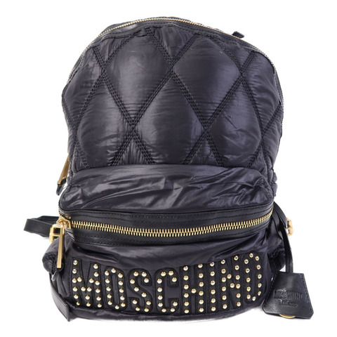 MOSCHINO 尼龍Backpack金扣背包