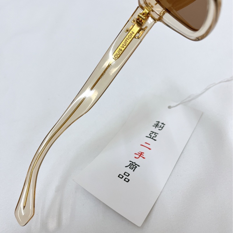 莉亞精品♡LV z2203u 墨鏡棕色 二手-7