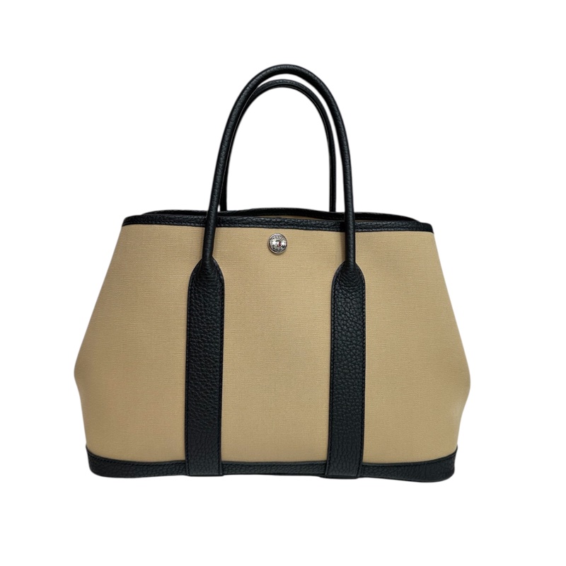 Hermès Garden Party 30 Canvas Trench / Noir 風衣灰-6