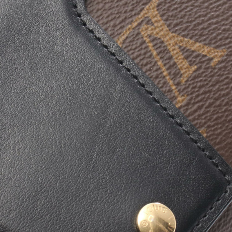 路易威登鎖扣肩帶單肩包，塗層帆布和皮革，Monogram帆布，女士，棕黑色，M80559-5