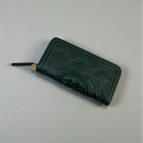 莉亞精品♡TB 綠拉長夾 二手