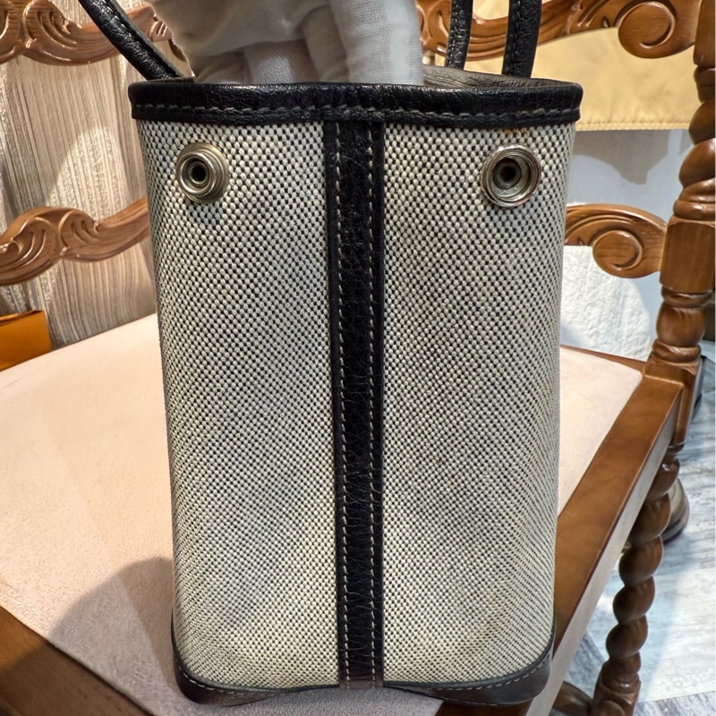 Hermes 黑白熊猫花园30 有肩带 框H-1