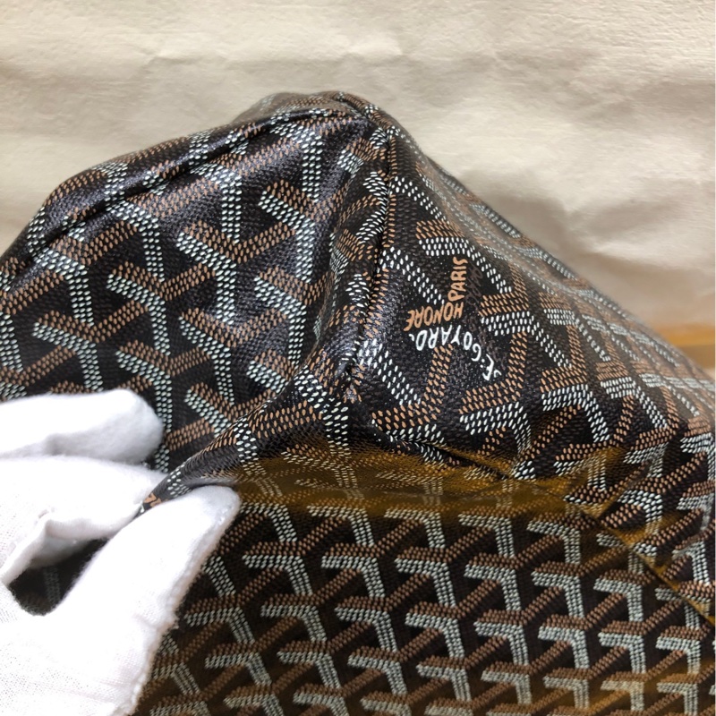 Goyard 戈雅 黑色大号购物袋-6